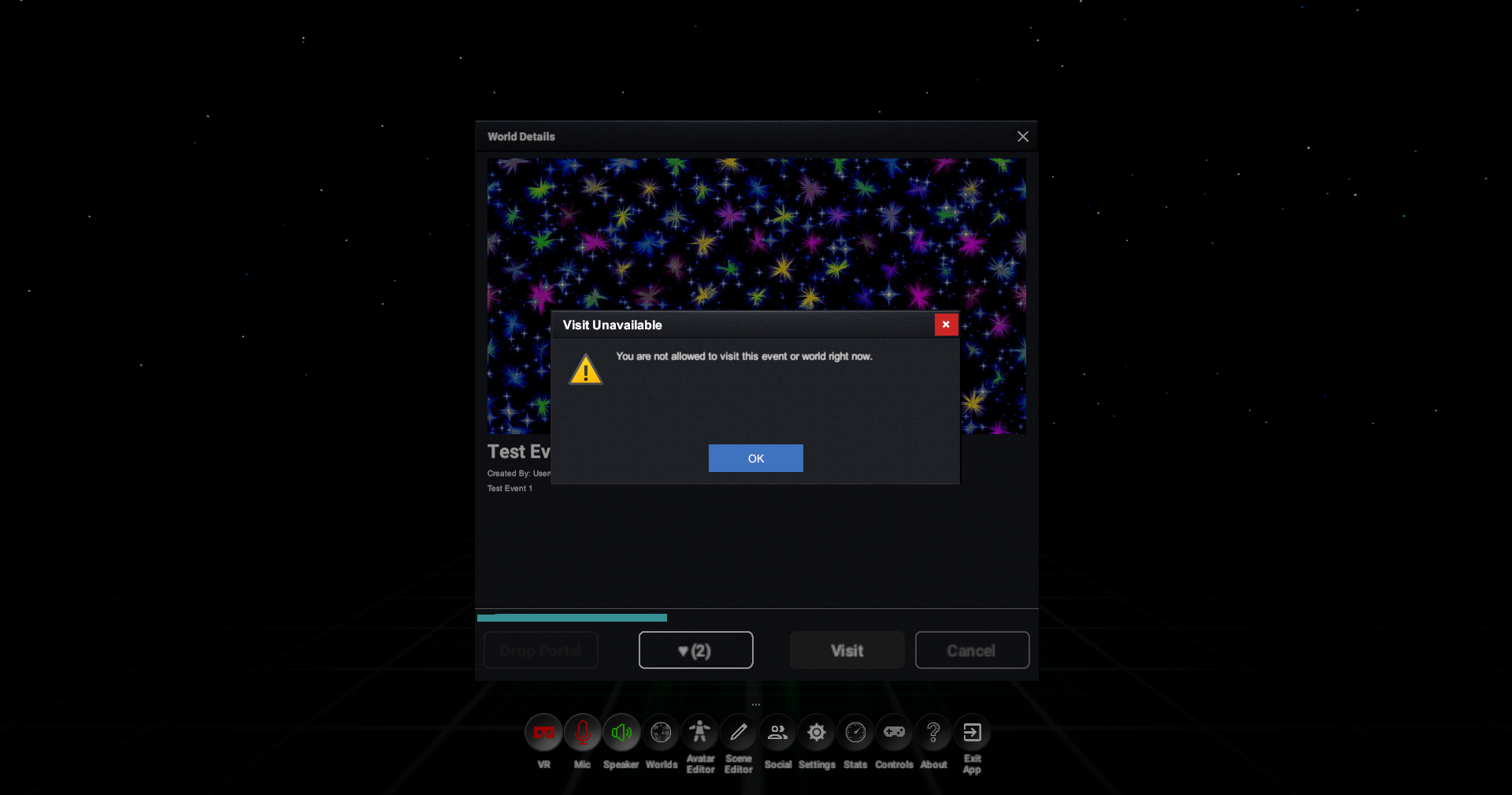 Support details screenshot placeholder